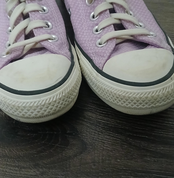 Converse Chuck Taylor All Star Checkered Classic Amythest Sneakers Size 7.5 - Picture 5 of 9